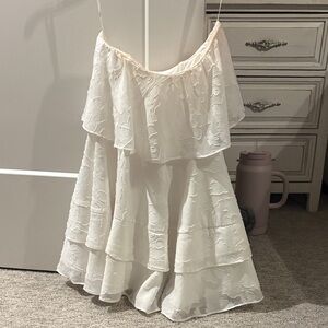 Lulu's Cream Layered Dress